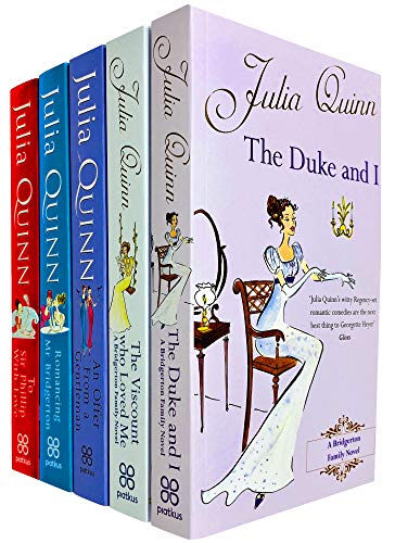 Bridgerton Family Book Series 5 Books Collection Set by Julia Quinn 