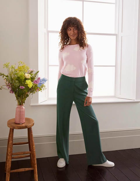 Scattered Cloud Kesteven Cashmere Jumper - Milkshake, Scattered Clouds
