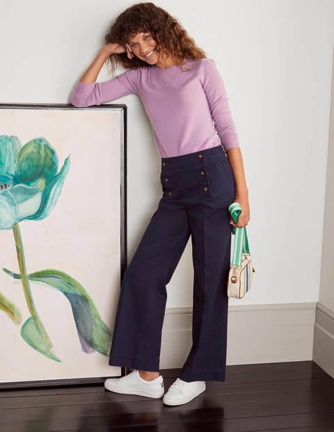 Cashmere Crew Neck Jumper - Heather, £110