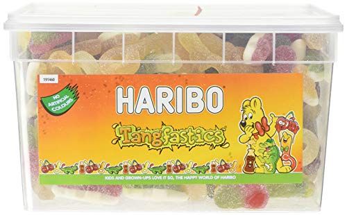 Haribo Tangfastics bulk sour sweets tub, 2kg