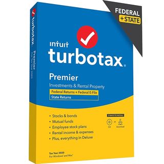 TurboTax Desktop Premier 2020 Fed + E-File & State