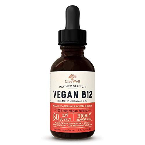 100% Methylcobalamin Vegan B12 Drops