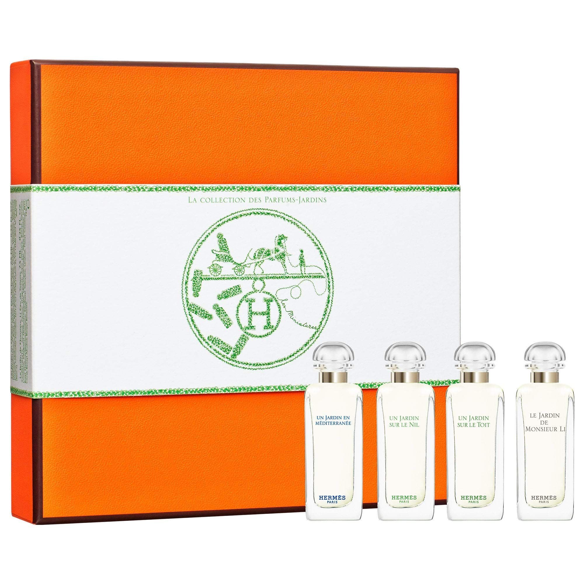 hermes miniature perfume set