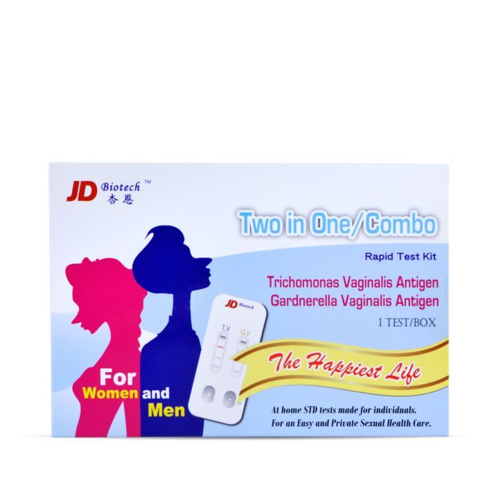 JD Biotech Trichomonas Vaginalis and Bacterial Vaginosis 2 in 1 Home Testing Kit