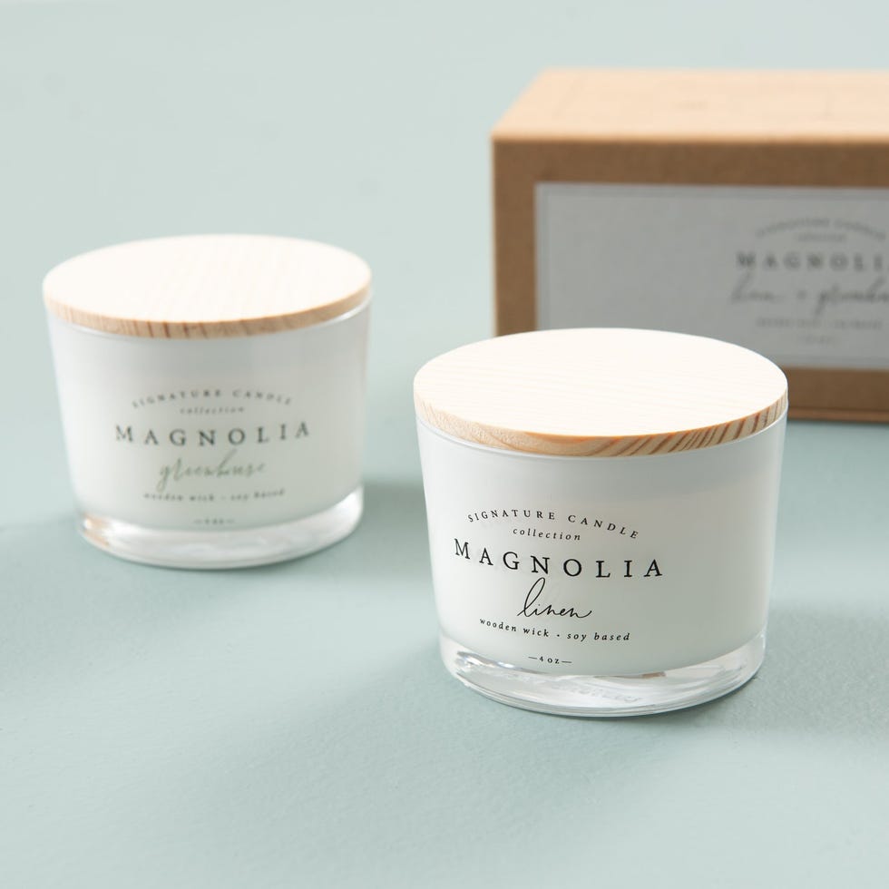 Magnolia Linen Candle - Magnolia