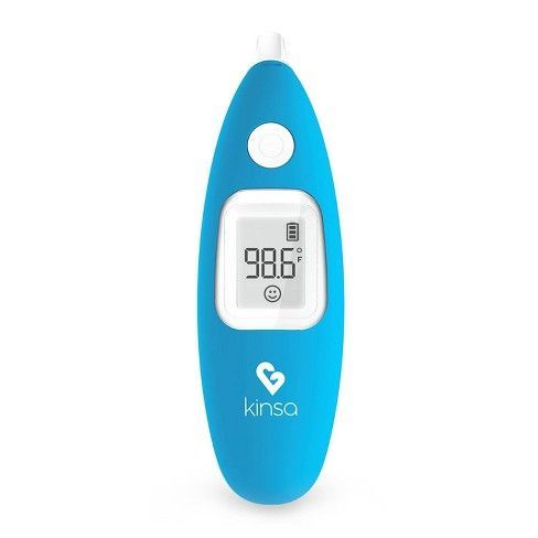 Digital clinical thermometer, flexible top for baby, child or adults