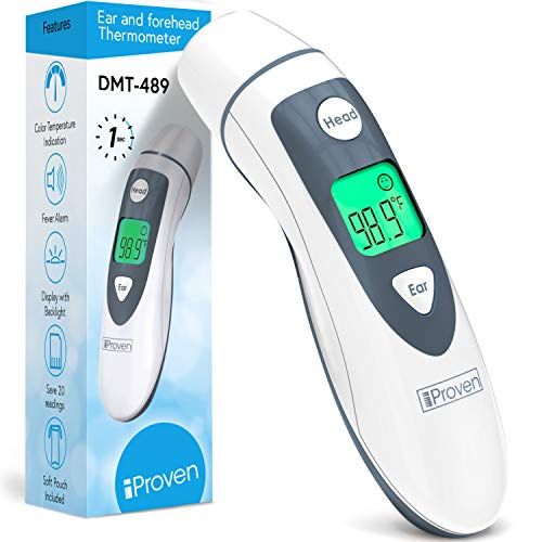 Noomer Oral Thermometer with Soft Head for Fèvèr Digital Body Thermometer Baby （Random Color） Kids and Adult 