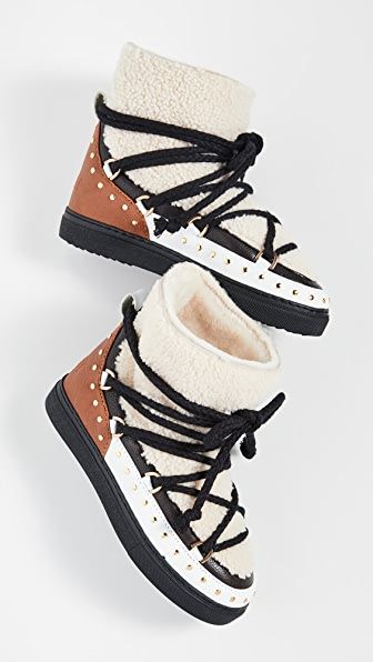 Curly Rock Shearling Sneaker Boots