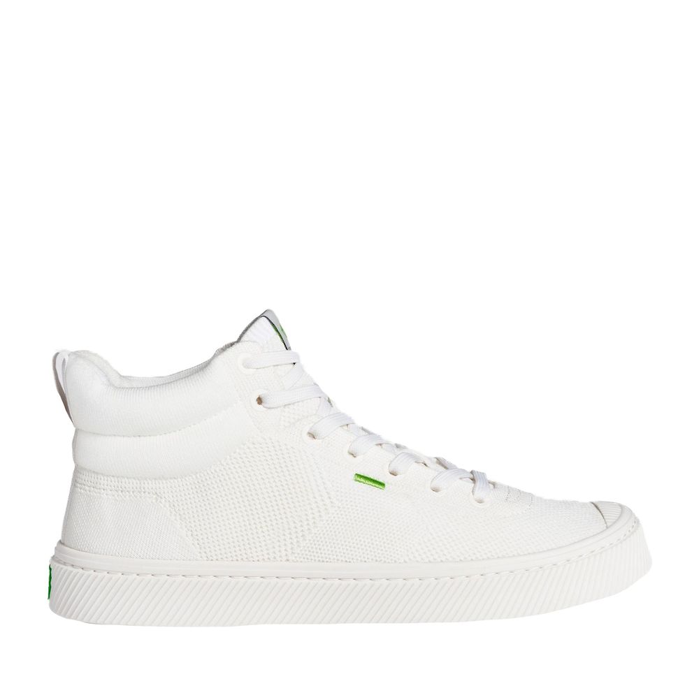 IBI High Off-White Knit Sneakers