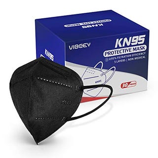 KN95 Face Masks (30 Count), Black