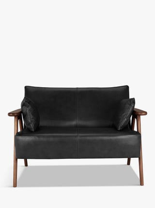 Hendricks Leather Loveseat