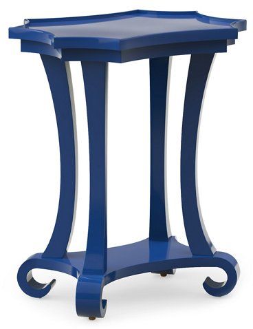 Mavi Lacquer Side Table