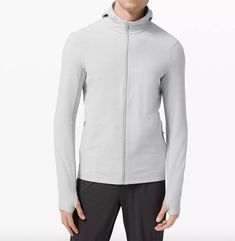 lululemon gray zip up jacket