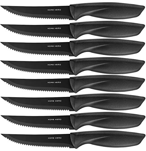 Home Hero Nonstick Steak Knives Set (8-Piece)