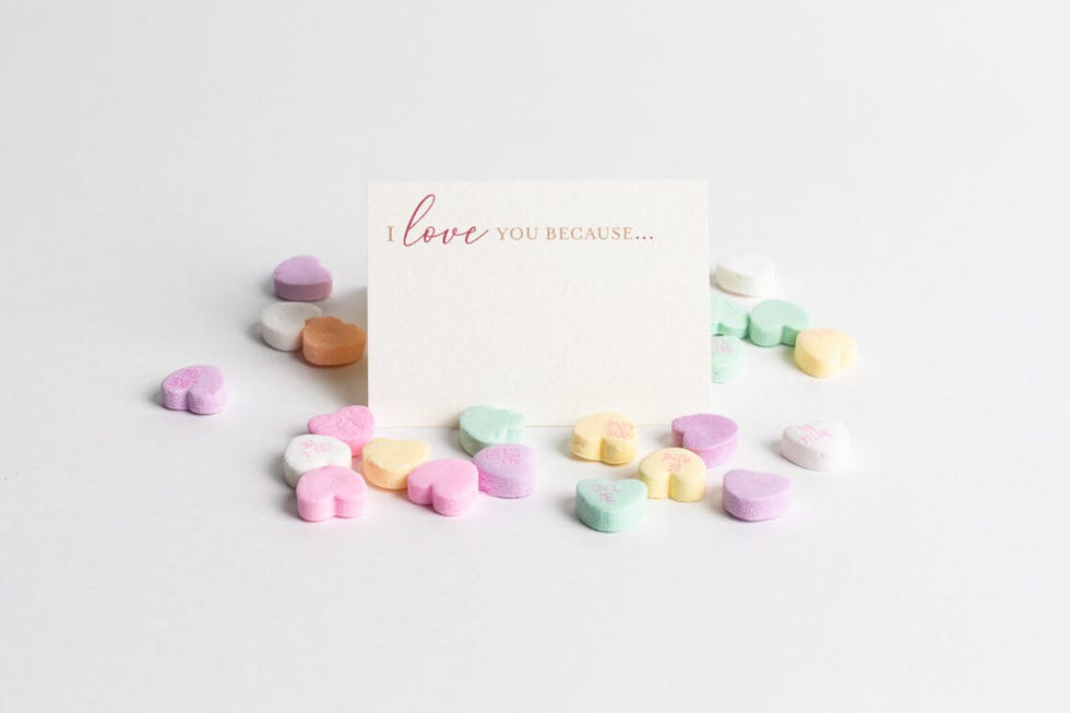 “I Love You Because” Placecards