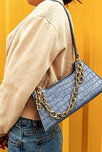 Fashionable And Simple Women's Single-shoulder Baguette Bag