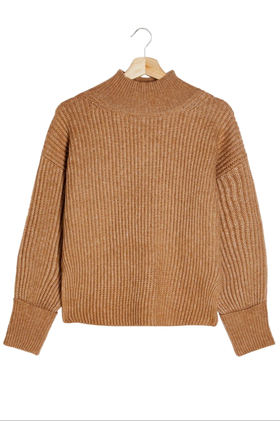 Mock Neck Crop Sweater