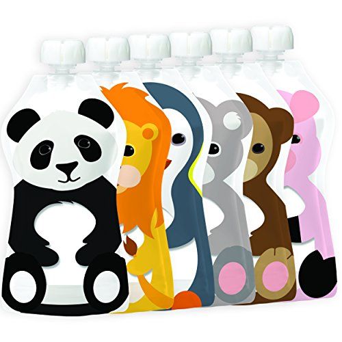 Squooshi Reusable Food Pouches (6-Count)