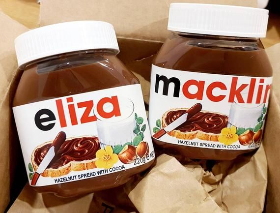 nutella label design