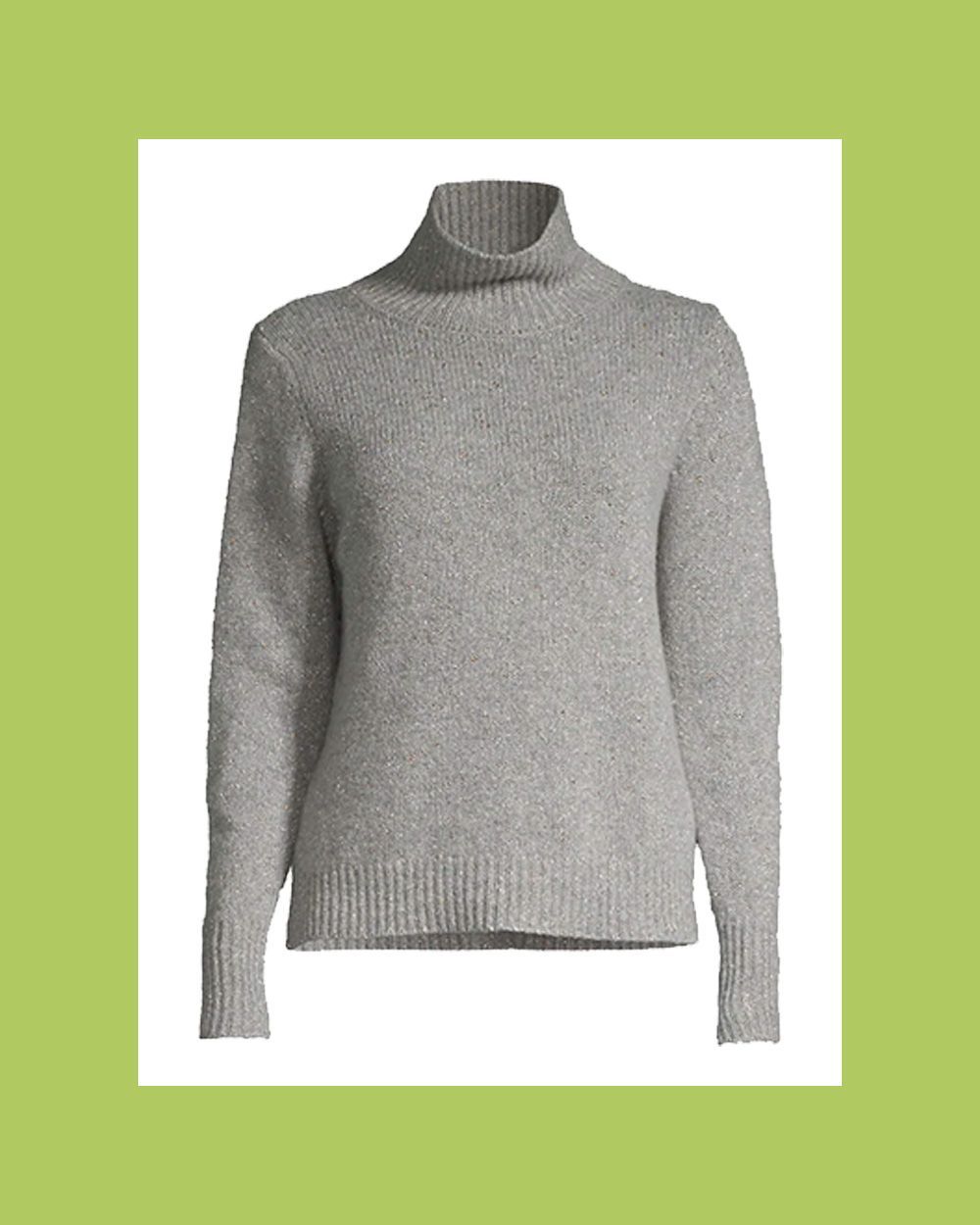 Cashmere & Wool-Blend Knit Sweater