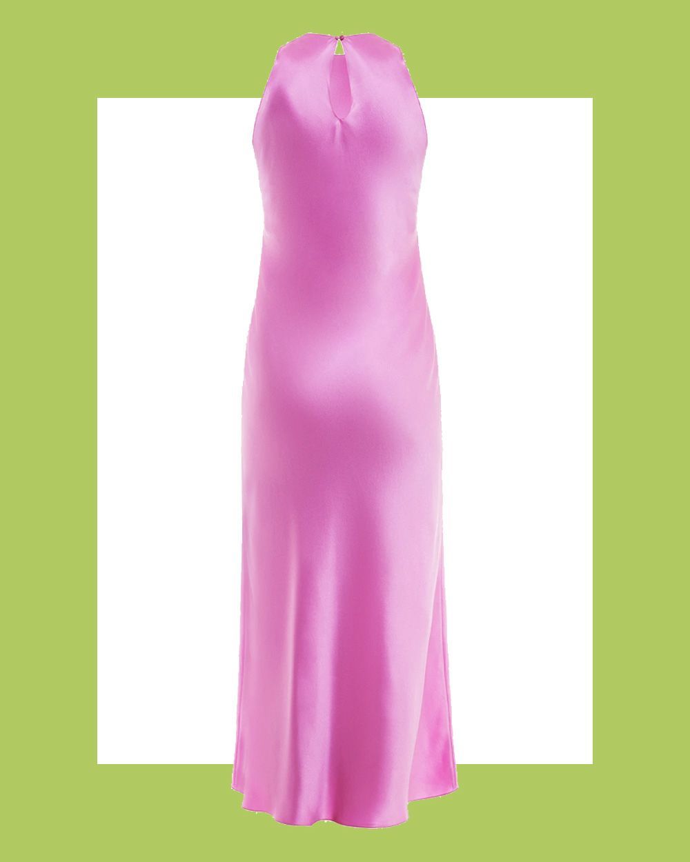 Halterneck Silk Dress