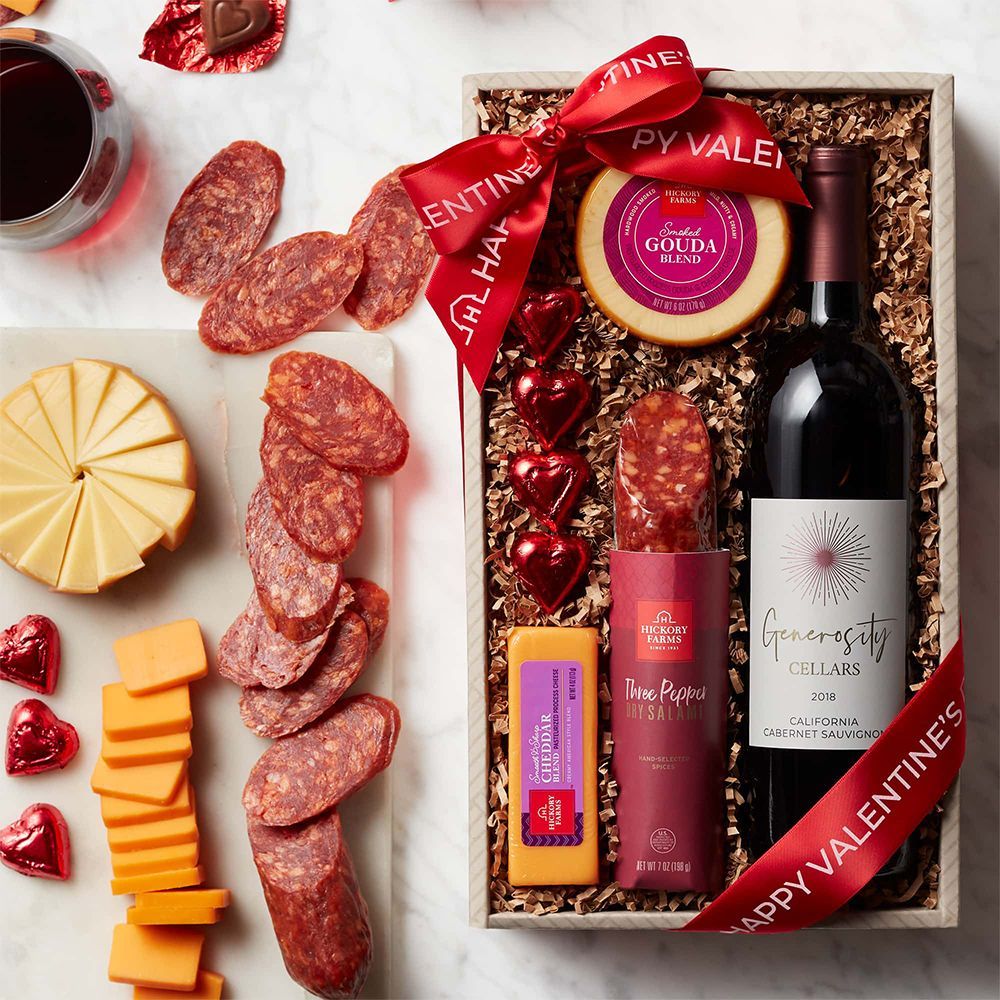 Valentine’s Day Wine and Charcuterie Collection