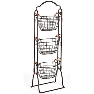 Harbor 3-Tier Floor Standing Storage Basket