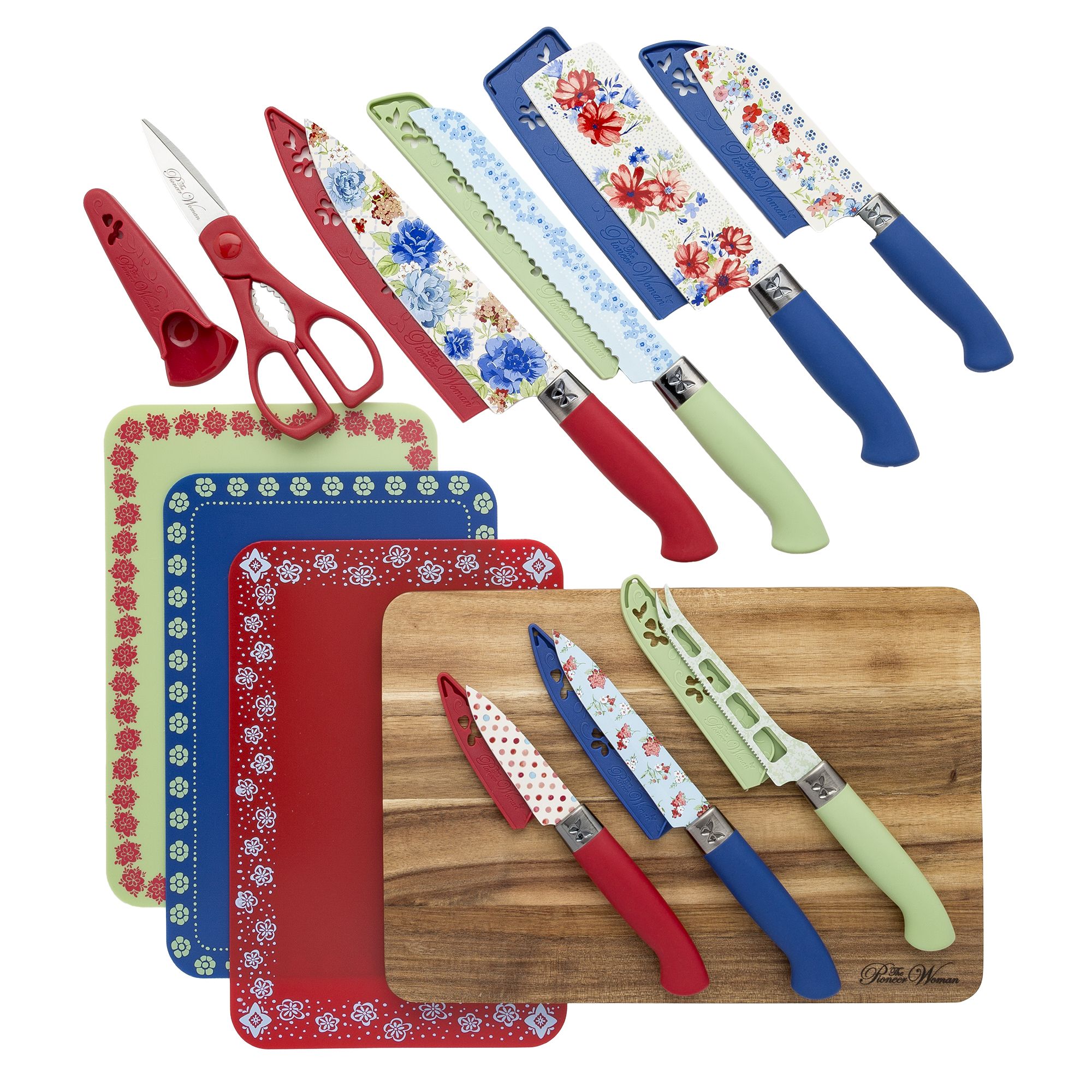 pioneer woman knife sets