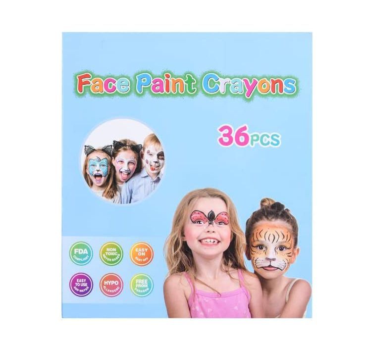 Il kit di trucchi per bambini con 36 colori