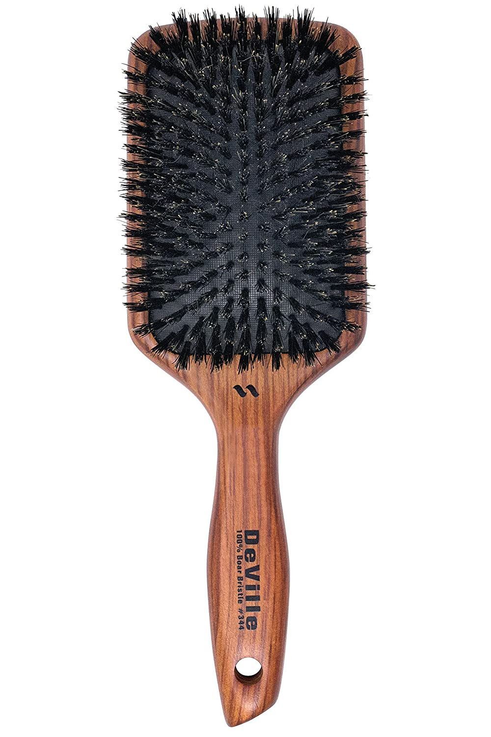 Buy GranNaturals Boar Bristle Paddle Hair Brush Wooden Handle for All Hair  Types Online at Low Prices in India  Amazonin