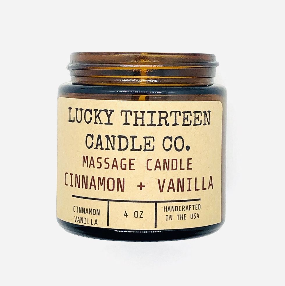 Cinnamon/Vanilla Massage Candle