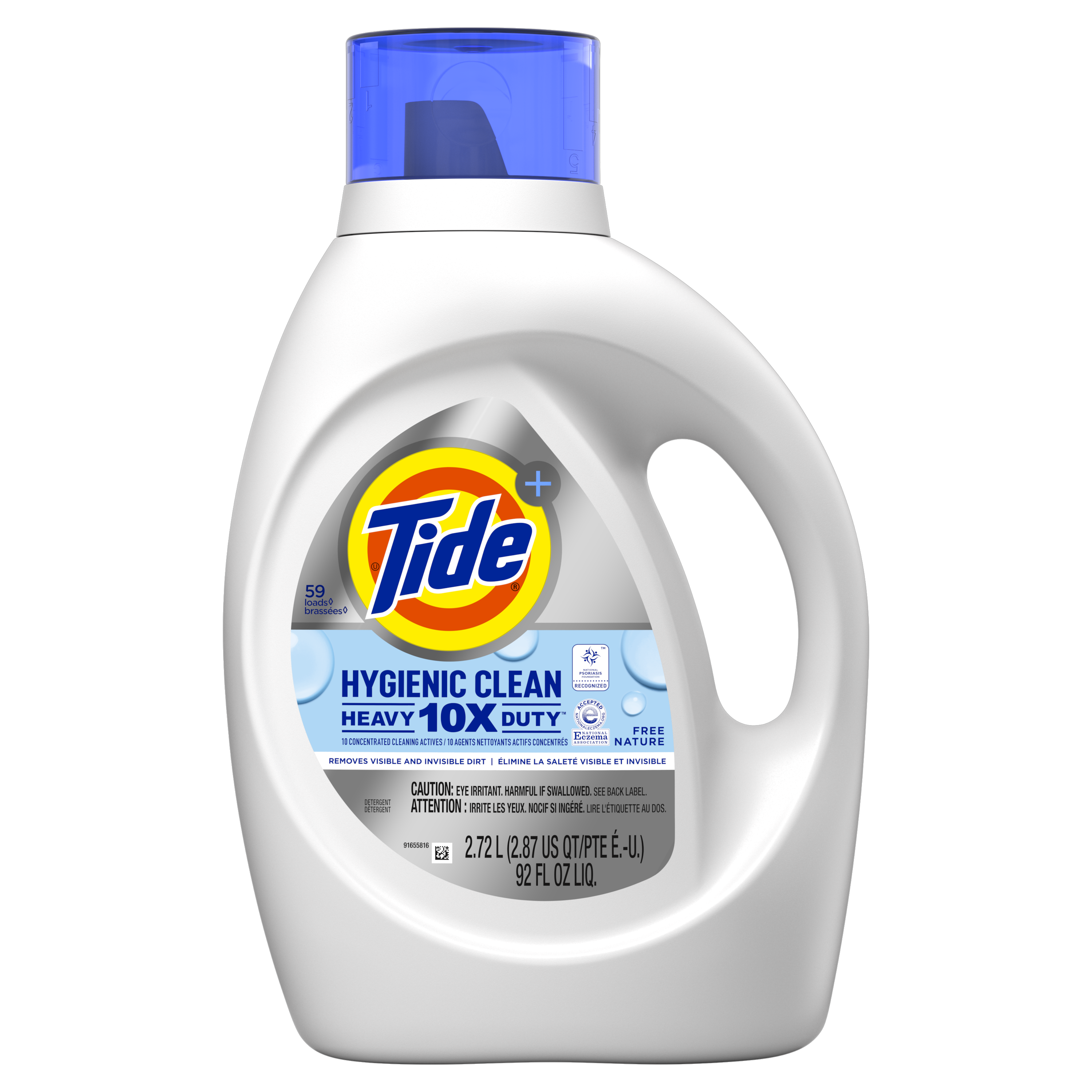 Tide Hygienic Clean Unscented Liquid Laundry Detergent 