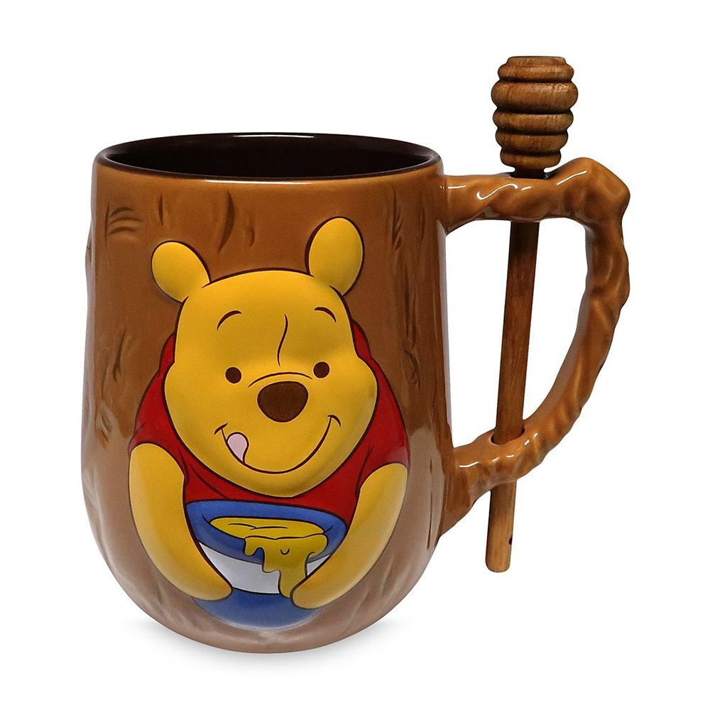 Winnie the Pooh Mug and Honey Dipper Set