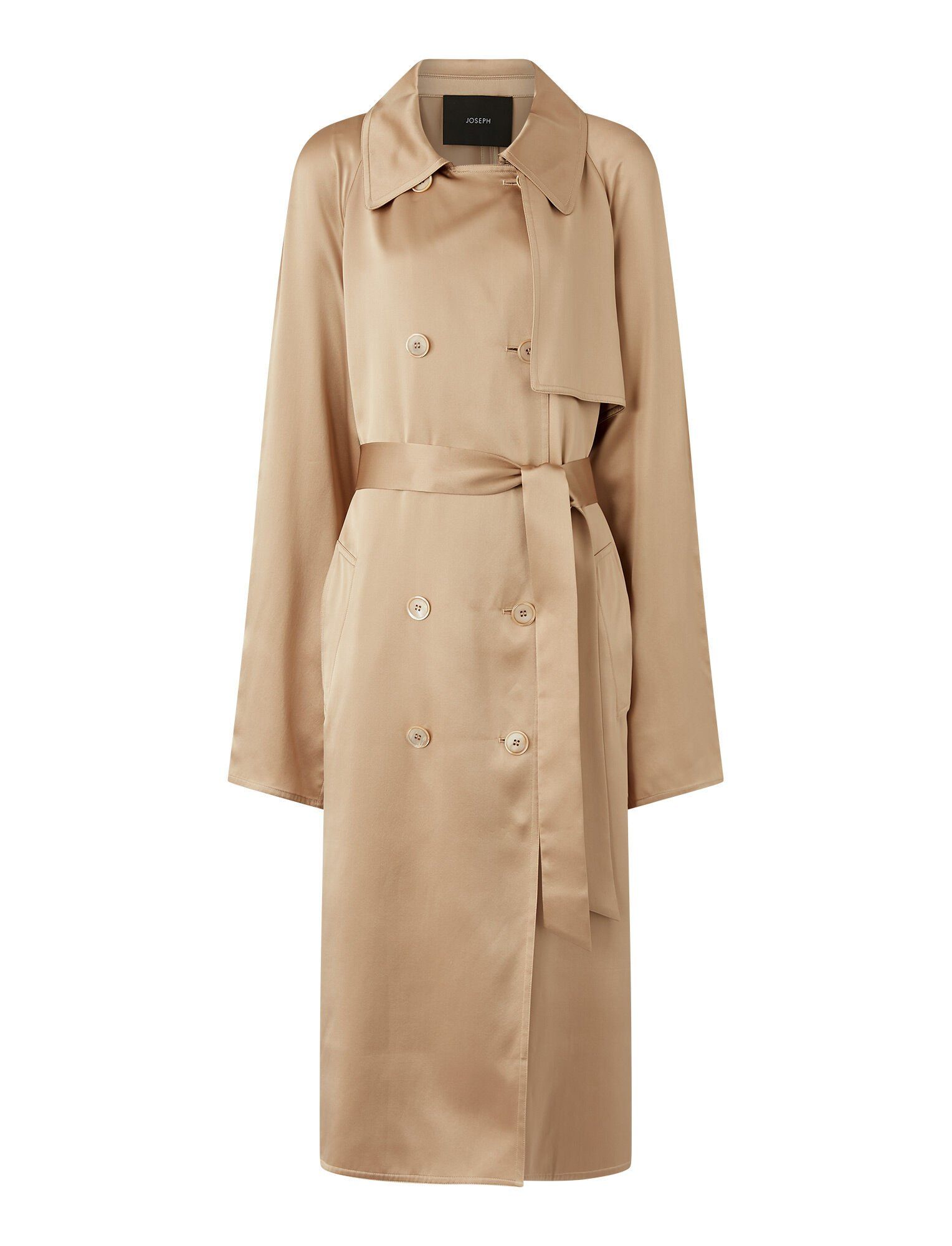 trench coat with buttons
