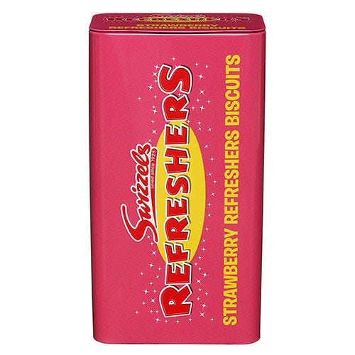 Strawberry Refreshers Biscuits Tin