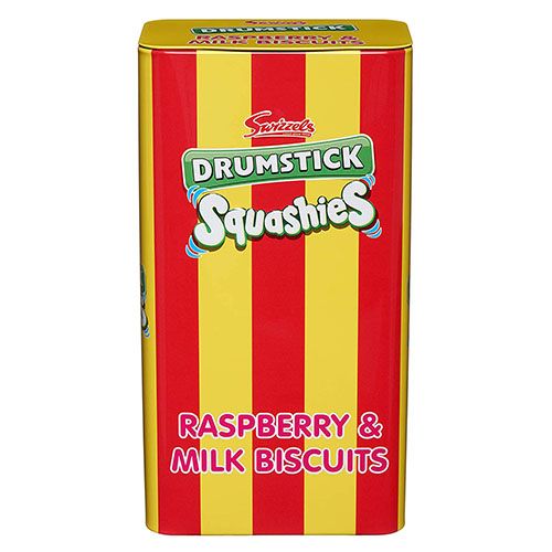 Raspberry & Milk Squashies Flavour Biscuits Tin
