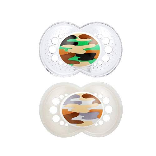 MAM Camo Pacifier, 16 Months and Older (2-Pack)