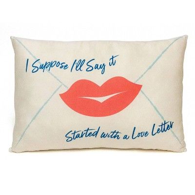 Netflix: To All the Boys I've Loved Before Love Letter Shaped Pillow
