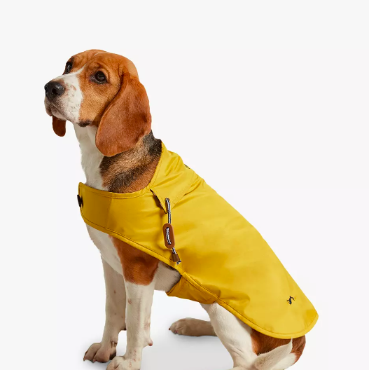Joules Mustard Dog Raincoat