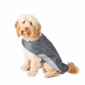 Ripstop Dog Jacket Charcoal Medium