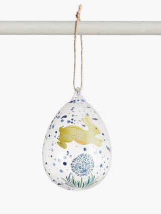 John Lewis & Partners Rabbit Egg Easter Tree Decoration