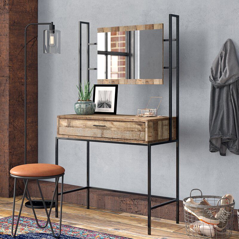 Alamo Dressing Table with Mirror