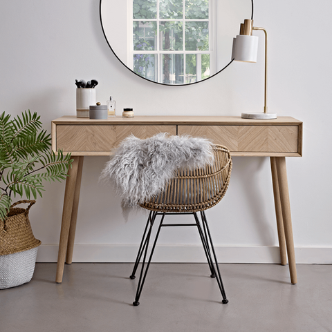 20 Dressing Tables To Make Your Room, Small Cream Vanity Mirror Desk