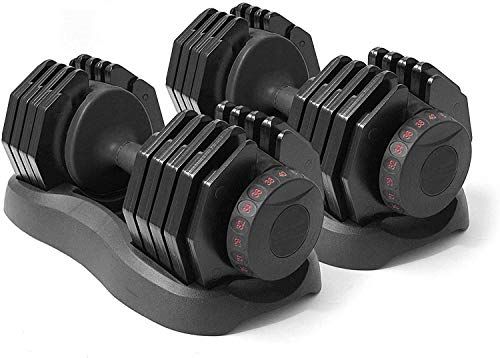 men's health cast iron adjustable single dumbbell