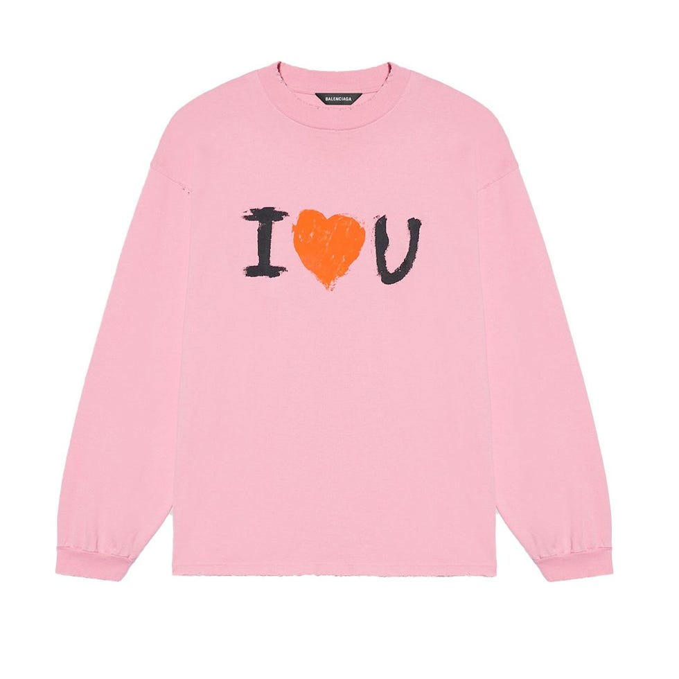 I Love U Medium Fit Long Sleeve T-shirt