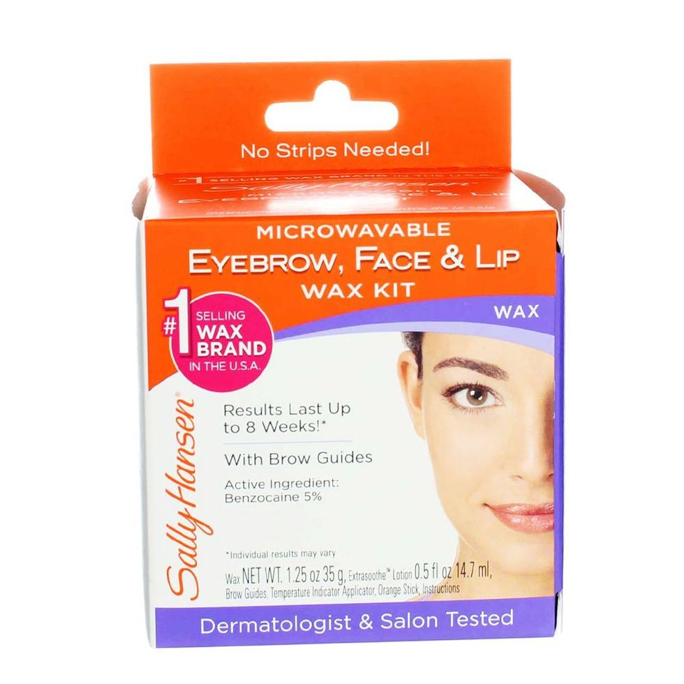 Sally Hansen Microwaveable Wax Kit for Eyebrow, Face & Lip