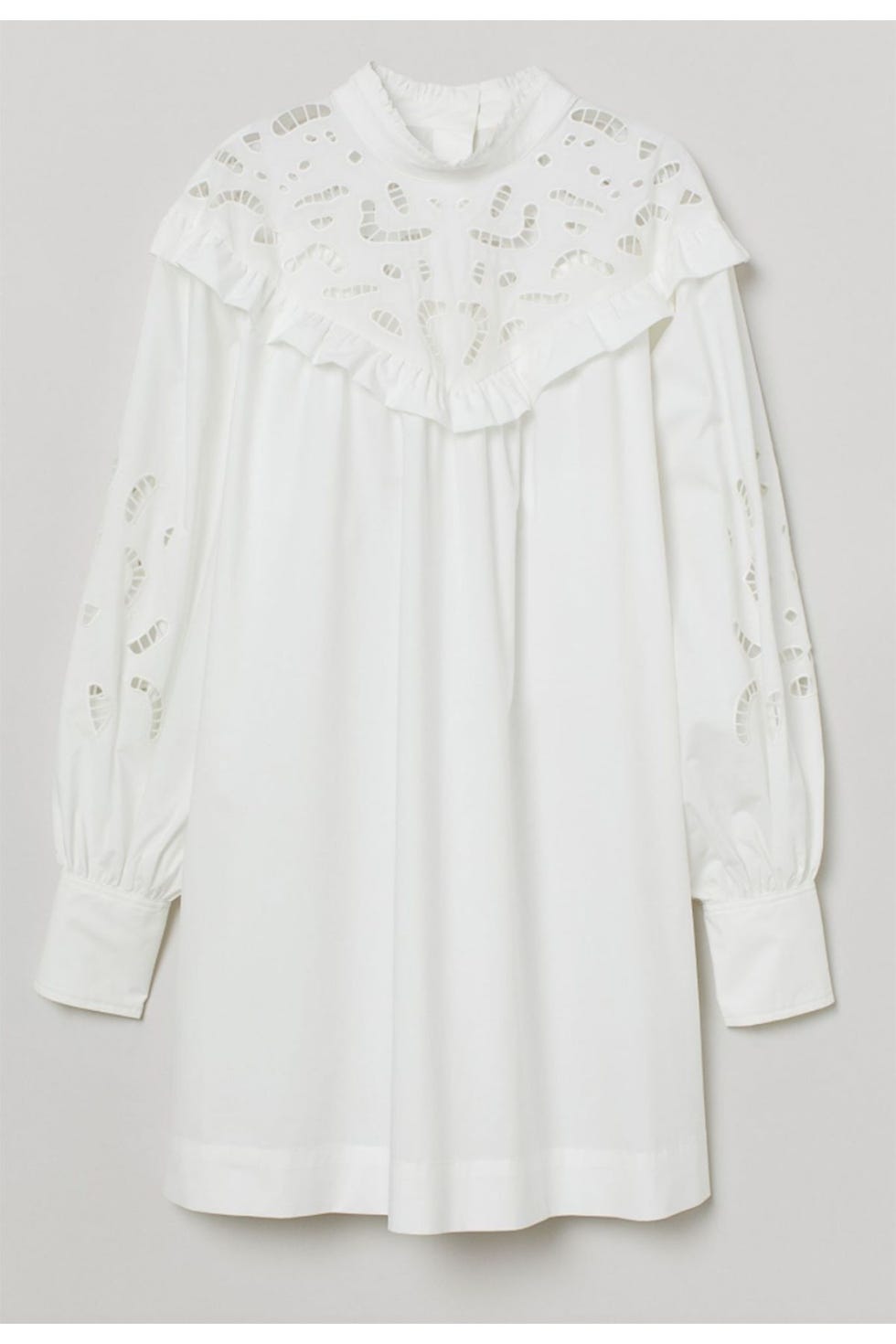 Eyelet Embroidery Detail Dress