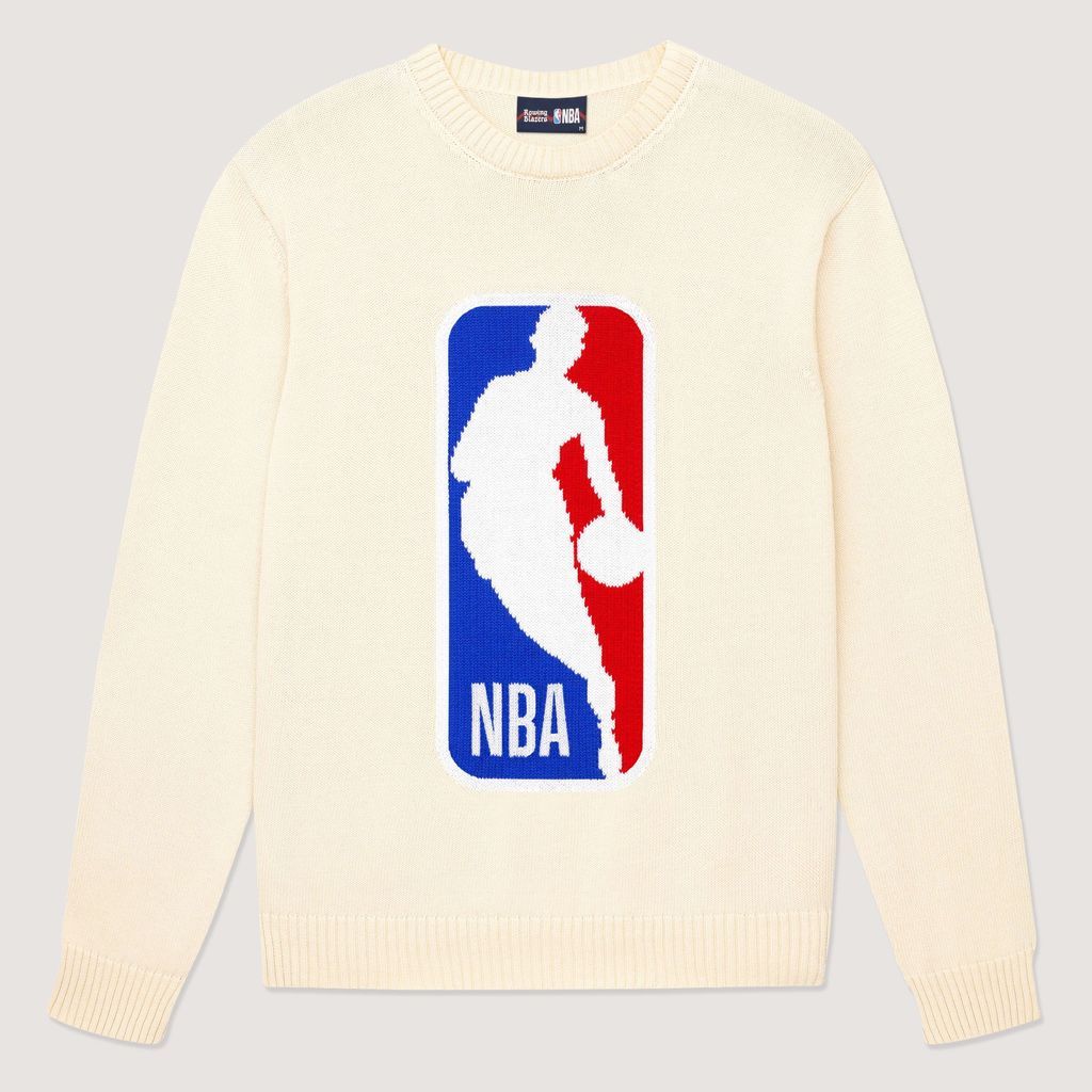 Cream Logo Sweater