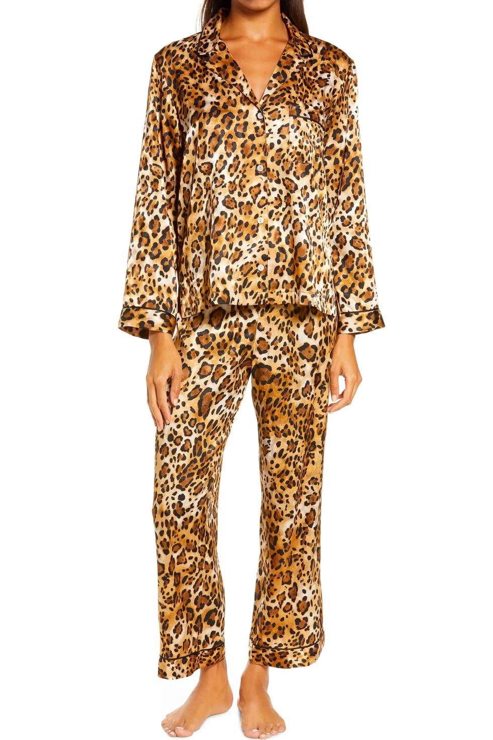 Cheetah Print Pajamas