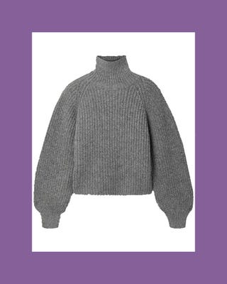 Ainsley Ribbed-Knit Turtleneck Sweater